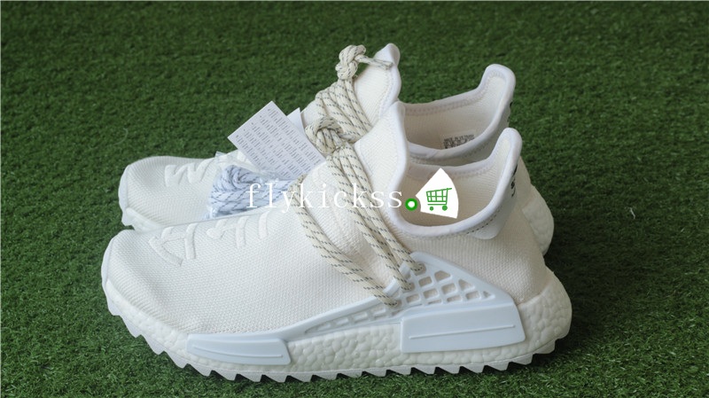 God Version Pharrell Williams Adiddas Human Race NMD Blank White Canvas